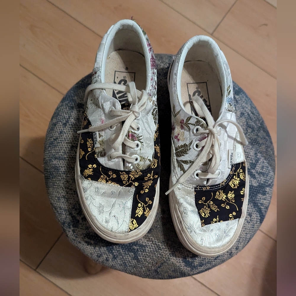 Vans: Era (Brocade) Patchwork/Tr Wht - Picture 4 of 7